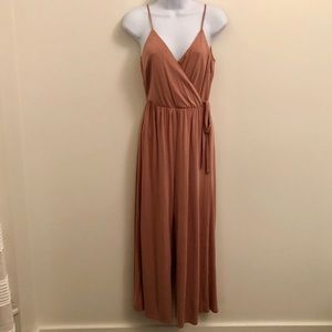 Mauve Spaghetti Strap Jumpsuit NWOT
